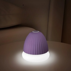 Aparat de Scame 2 in 1, Flippy, Curatare Haine si Lampa de Veghe, 3 Trepte, Incarcare Tip C, 4 W, 9 x 10 cm, Mov - Img 4