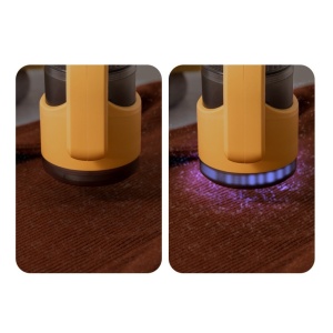 Aparat Pentru Curatat Scame, Par Si Praf, Flippy, cu LED, Pentru Diferite Tipuri De Material, Cu Lame Din Otel Inoxidabil, Compartiment de Depozitare, Maner Reglabil, 11x10.5x8.7 cm, Galben - Img 11