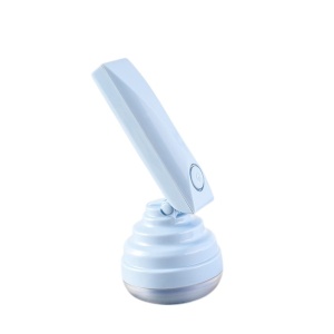 Aparat Pentru Curatat Scame, Par Si Praf, Flippy, Trimmer pentru Diferite Tipuri De Material, Cu Lame Din Otel Inoxidabil, Maner Flexibil, Incarcare Prin USB, 13x8 cm, Albastru