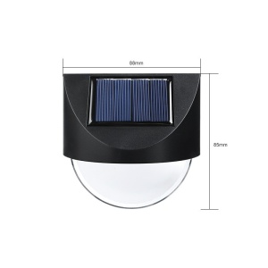 Aplica solara LED Flippy, ABS/Policarbonat, rezistent la apa IP65, 1 LED, pentru gradina, casa, balcon, terasa, 1.2V, 600mah, 8.8 x 8.5 cm, alb cald - Img 2