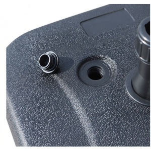 Baza umbrela din plastic, Flippy, patrata, 22 litri, neagra - Img 3