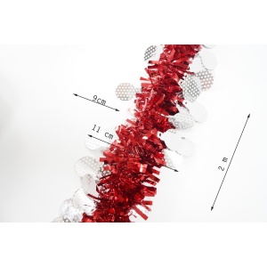 Beteala Craciun, Flippy, roșu, marimea: 2 m x 11 cm x 9 cm material:folie PVC, interior/exterior - Img 11