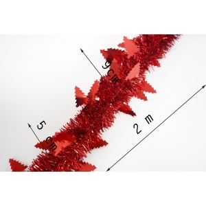 Beteala Craciun, Flippy, roșu, marimea: 2 m x 9 cm x 5 cm material:folie PVC, interior/exterior - Img 2