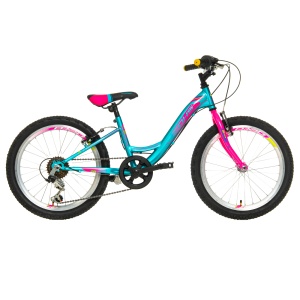 Bicicleta Copii DHS Modesty - 20 Inch, Albastru - Img 1