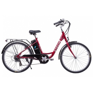 Bicicleta Electrica Ztech ZT-32 Barcelona Lithium Red - Img 1