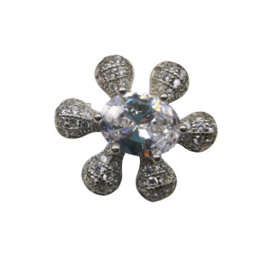 Brosa Argint 925 Floare - Img 1