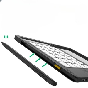 Calculator de Mana Reincarcabil cu Tabla de Scris, Flippy, Calculator Portabil, Ecran LCD, Afisaj cu 12 Cifre, Ecran de 15 cm, Culoare Negru - Img 3