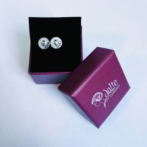 Cercei din Argint 925 Jolie Silver, Model Inima in Cerc, 8 x 8 mm, 1.6 g - Img 5