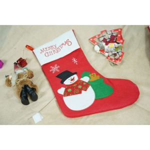 Ciorap Cadouri, Flippy,cu model om de zapada,rosu, marimea 19x38 cm, textil, interior - Img 2