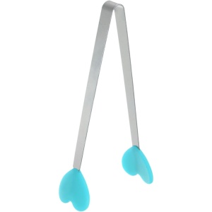 Cleste Creativ pentru Mancare, Flippy, Model Inimioare din Silicon, 14.5x3 cm, Rezistent la Temperaturi Inalte si Coroziune, Albastru - Img 7