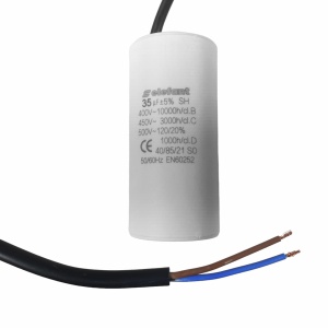 Condensator cu fire CBB60 35AμF 45x95mm 450V, Elefant