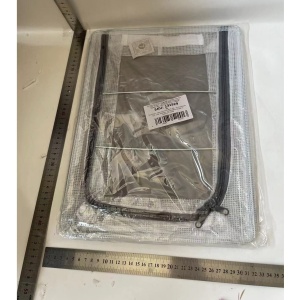 Cutie de Depozitare pentru Pantofi, Flippy, 40x30x21 cm, din Plasa PVC Impermeabila si Cadru de Otel, Pliabila, Fermoar Bidirectional, Transparenta - Img 2