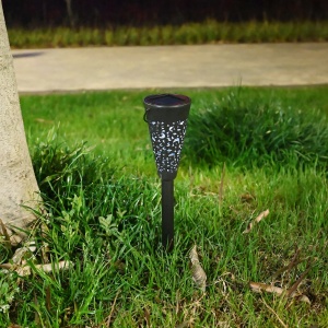 Decoratiune Solara pentru Gradina, Flippy, Tip Torta, Alb Rece - Img 5