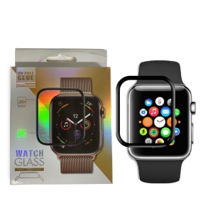 Folie Sticla Apple Watch Series 2/3 42 mm adeziv pe margine Negru - Img 7