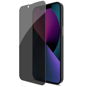 Folie sticla securizata cu sistem de montare usor si rapid Flippy pentru Apple iPhone 14 / 13/ 13 Pro, Privacy, Transparenta - Img 2