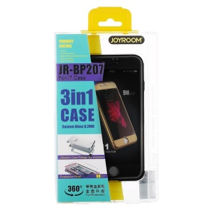 Husa Apple iPhone 6/6S 6 Joyroom (Fata + Spate) Rosu + Folie de protectie - Img 4
