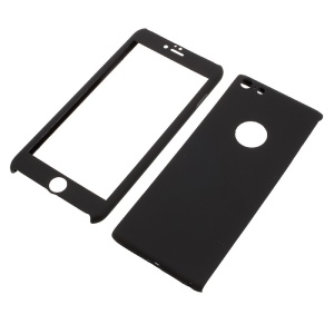 Husa Apple iPhone 6/6S Full Cover 360 Negru + Folie de protectie - Img 8