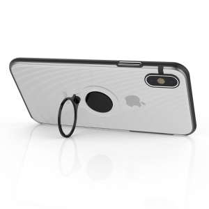 Husa Apple iPhone 7 Armor Ring cu inel magnetic Transparent - Img 3