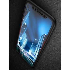 Husa Apple iPhone X IPAKY Full Cover 360 Negru + Folie Cadou - Img 4
