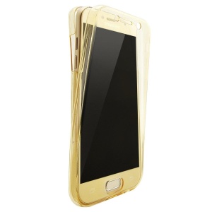 Husa de protectie Flippy® pentru Samsung A3 2017 Full Tpu 360 Auriu - Img 2