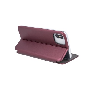Husa de protectie Flippy compatibila cu Apple iPhone 13 Pro Magnet Book Case Bordo - Img 4