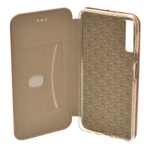 Husa de protectie Flippy compatibila cu Samsung Galaxy A21S Magnet Book Case Auriu - Img 5