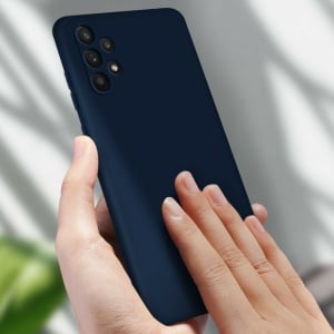 Husa de protectie Flippy compatibila cu Samsung Galaxy S21 Ultra Matte Tpu Albastru inchis - Img 3