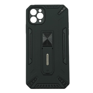 Husa de protectie Flippy pentru Apple iPhone 12 Pro Max Defender Model 4 cu suport, Negru - Img 1