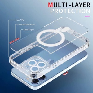 Husa de Protectie, Flippy, pentru Apple iPhone 16 Pro, MagSafe, TPU, Antisoc, Rezistenta la Impact, Protectie Camera, Transparent - Img 3