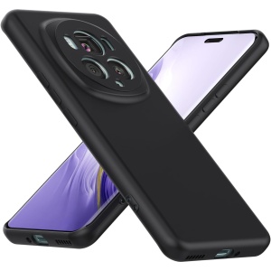 Husa de Protectie, Flippy, pentru Honor Magic 6 Pro, Liquid Silicone, cu Microfibra pe Interior, Protectie Antisoc, Compatibil Incarcare Wireless, Negru - Img 2