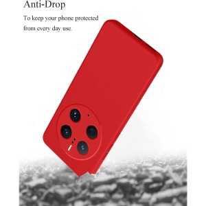 Husa de Protectie, Flippy, pentru Huawei Mate 50 Pro, Liquid Silicone, cu Microfibra pe Interior, Protectie Antisoc, Compatibil Incarcare Wireless, Rosu - Img 6