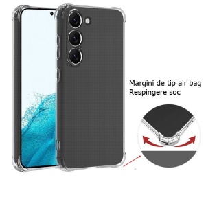 Husa de protectie Flippy, TPU, pentru Samsung A34 5G, Antisoc, Protectie colturi, Rezistenta la impact, Transparenta - Img 3