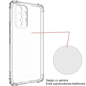 Husa de protectie Flippy, TPU, pentru Samsung A53 5G, Antisoc, Protectie colturi, Rezistenta la impact, Transparenta - Img 5