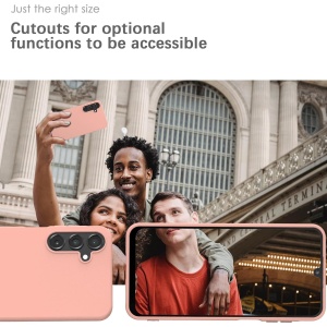 Husa de Protectie Matte TPU, Flippy, pentru Samsung Galaxy S23 FE 5G, Protectie Camera, Antisoc, Antizgariere, Antialunecare, Acoperire Completa, Roz - Img 7