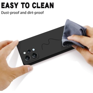 Husa de Protectie Matte TPU, Flippy, pentru Xiaomi Redmi 12, Protectie Camera, Antisoc, Antizgariere, Antialunecare, Acoperire Completa, Negru - Img 2