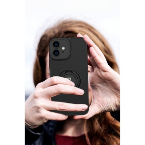 Husa Eagle Eye cu Stand pentru Samsung A52 5G, Negru, Suport Auto Magnetic, Protectie Antisoc, Flippy - Img 4