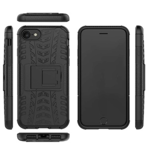 Husa Flippy Apple iPhone XR Defender Model 3 cu Suport, Negru - Img 2