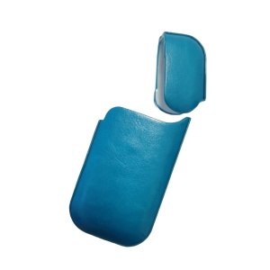 Husa Flippy pentru IQOS 2.4 Plus, Capac de Protectie, Anti Soc si Zgarieturi, din Piele Ecologica, 43 g, 12 x 6 x 2.5 cm, Turcoaz - Img 1