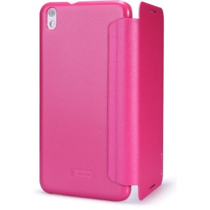 Husa HTC Desire 816 Nillkin Sparkle Flip Roz - Img 2