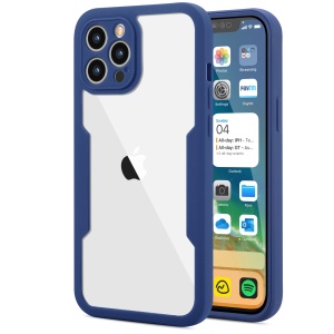 Husa Max Defence pentru Samsung Galaxy A52 5G, Bumper Albastru, Fata Dubla Transparenta, Protectie Antisoc Full 360 ( fata, spate, margini ), Flippy - Img 3