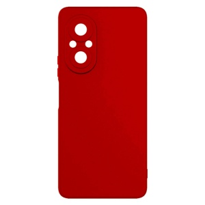 Husa pentru Huawei NOVA 9 SE, Flippy, Liquid Silicone, cu Microfibra pe interior, Protectie Antisoc, Rosu - Img 2