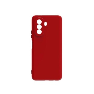 Husa pentru Huawei NOVA Y70, Flippy, Liquid Silicone, cu Microfibra pe interior, Protectie Antisoc, Rosu - Img 1