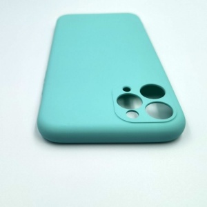 Husa pentru Samsung Galaxy A3 4G, Flippy, Liquid Silicone, cu Microfibra pe interior, Protectie Antisoc, Albastru deschis - Img 3