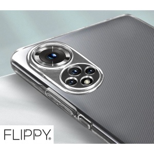 Husa Protect Plus pentru Huawei NOVA 9 SE, Flippy, Silicon Subtire, Transparenta - Img 2