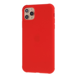 Husa protectie compatibila cu Apple iPhone 11 Pro Liquid Silicone Case Rosu - Img 2