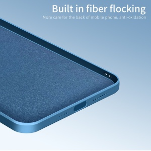 Husa protectie compatibila cu Apple iPhone 11 Pro Max Liquid Silicone Case Albastru inchis - Img 19