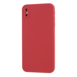 Husa protectie compatibila cu Apple iPhone X/XS Liquid Silicone Case Rosu - Img 18