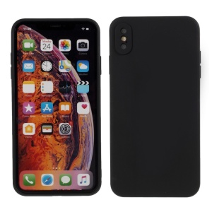 Husa protectie compatibila cu Apple iPhone XS Max Liquid Silicone Case Negru - Img 1