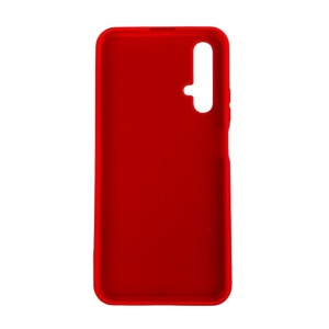 Husa protectie compatibila cu Huawei Nova 5T Liquid Silicone Case Rosu - Img 7