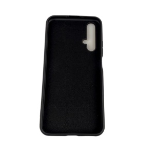 Husa protectie compatibila cu Huawei Nova 5T Liquid Silicone Case Negru - Img 5